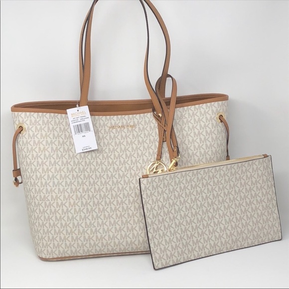 NWT Michael Kors Jet Set travel Lg drawstring tote - Picture 6 of 8